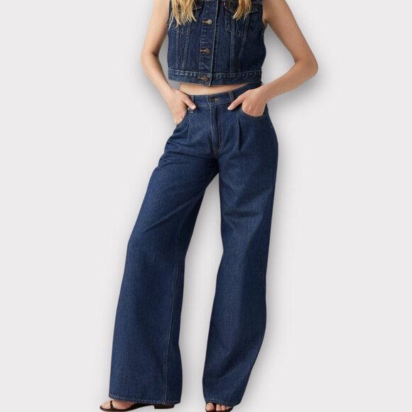 Levi's Baggy Dad Wide Leg Premium Denim Jeans - Picture 14 of 16